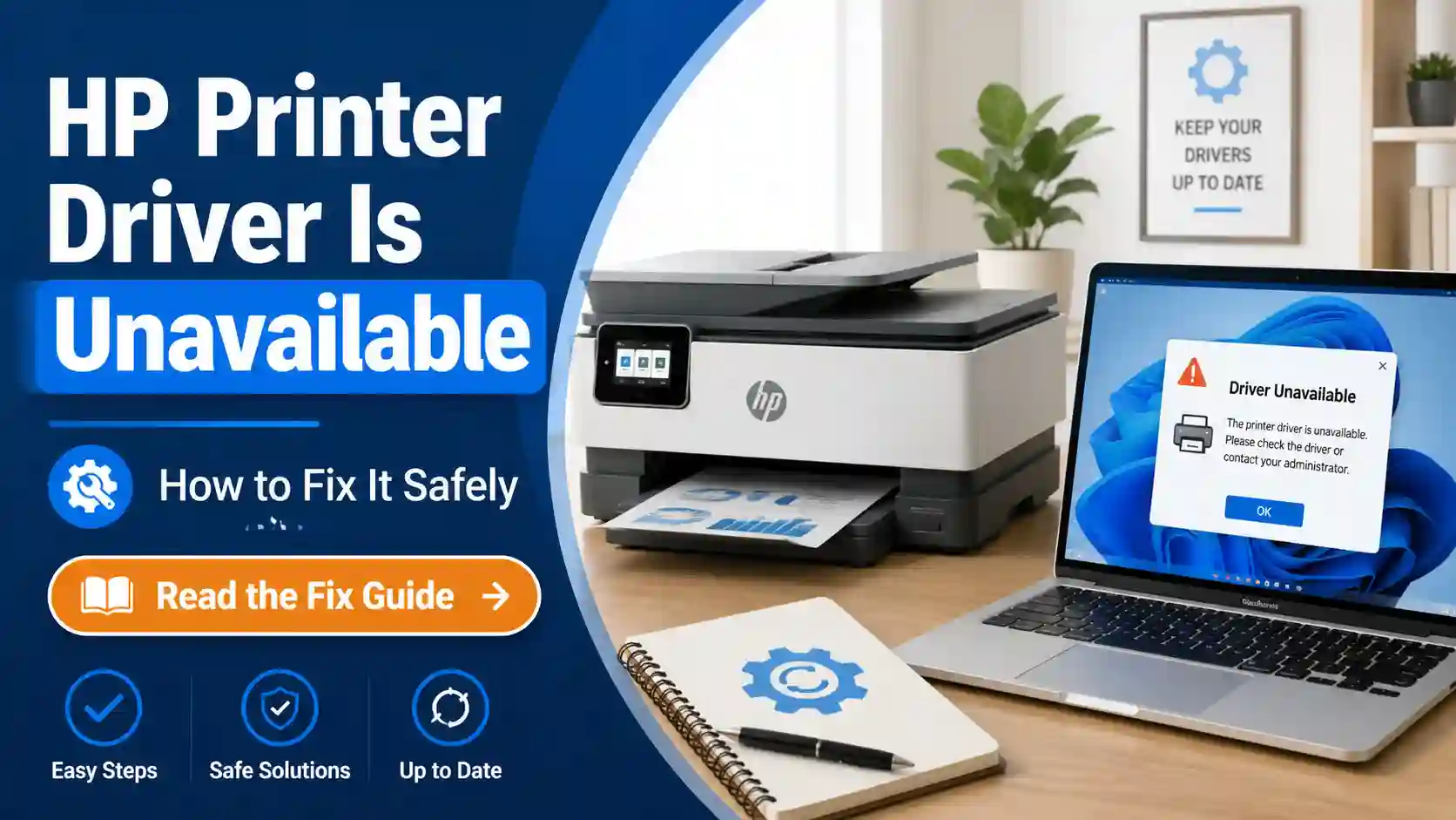 HP Printer Driver Is Unavailable