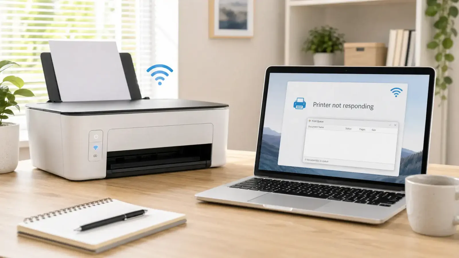 printer not responding