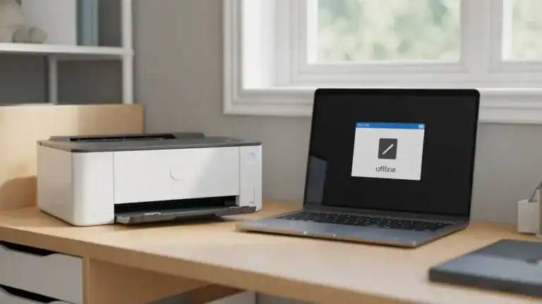 why does my printer say offline