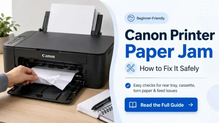canon printer paper jam
