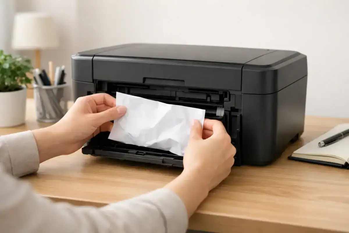 how to fix a printer paper jam