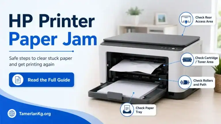 hp printer paper jam