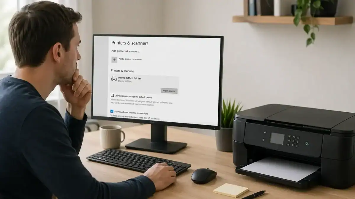 what does printer offline mean