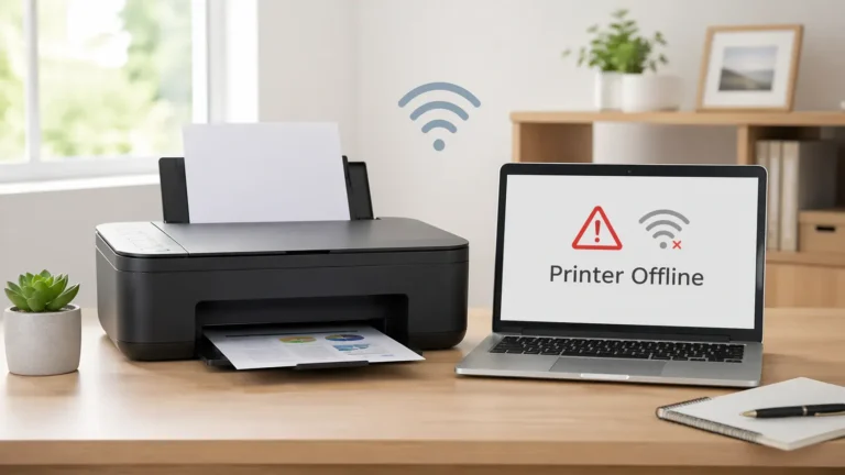 why is my canon printer offline