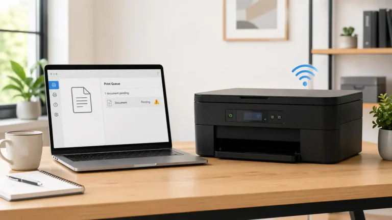 why is my printer connected but not printing